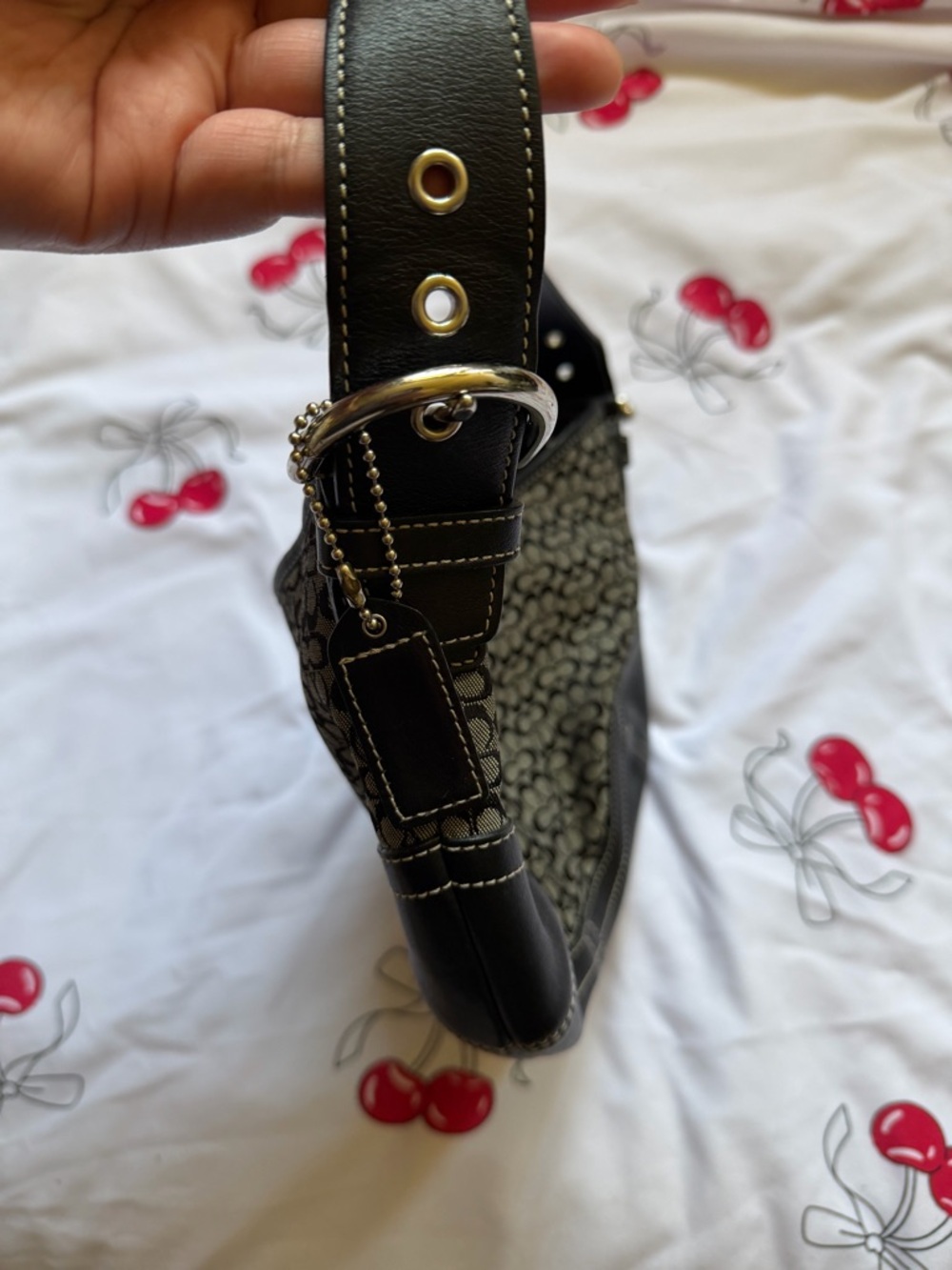 🖤Y2K Vintage Mini Coach Soho Hobo Bag with Dust Bag - Picture 4 of 9
